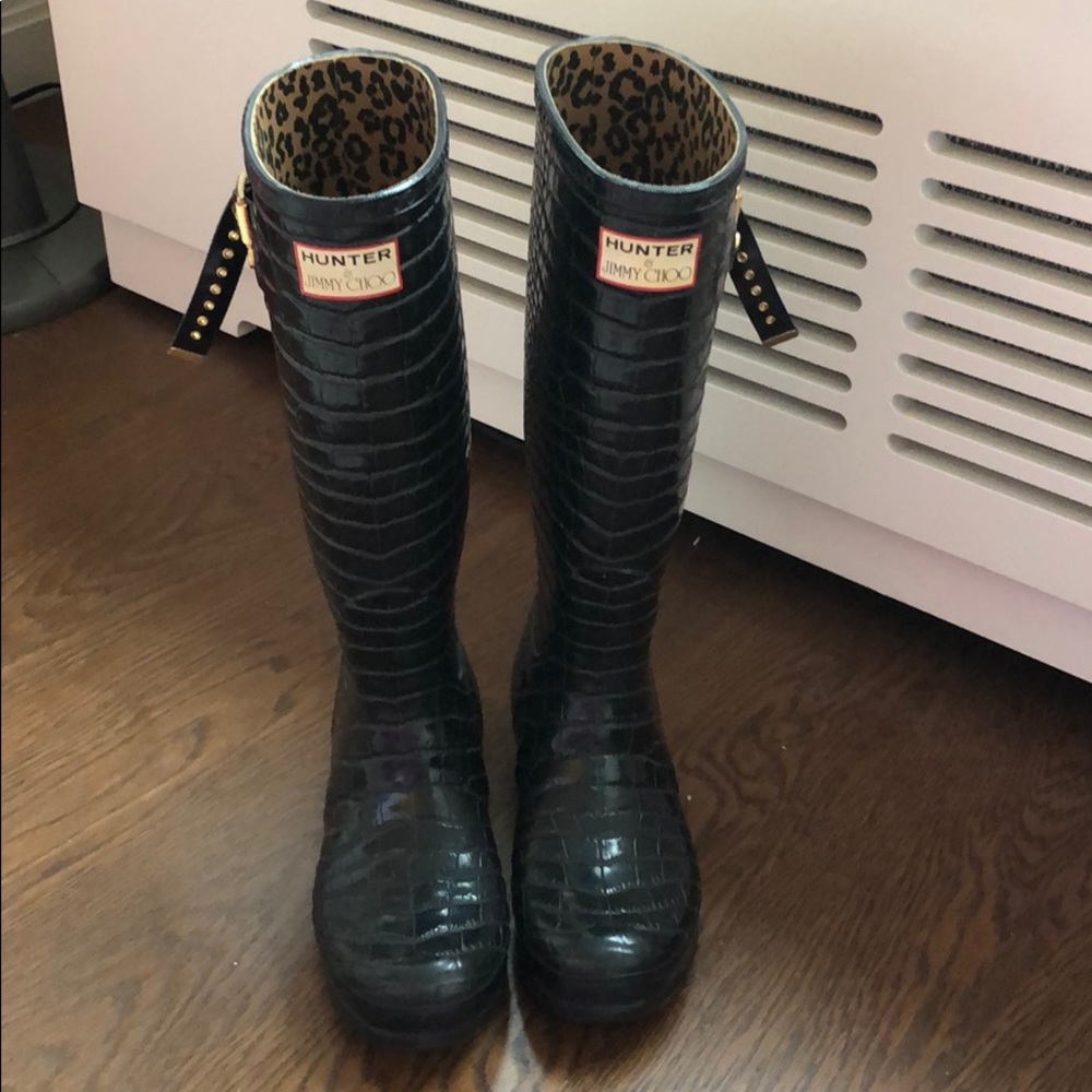 Hunter x Jimmy Choo Rain boots